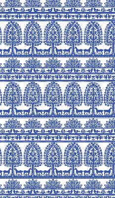 Store enrouleur Motif bleu