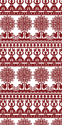 Store enrouleur Motif marron