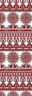 Store enrouleur Motif marron
