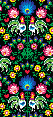 Store intérieur Coqs colorés