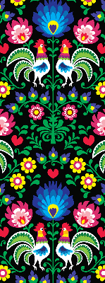 Store intérieur Coqs colorés