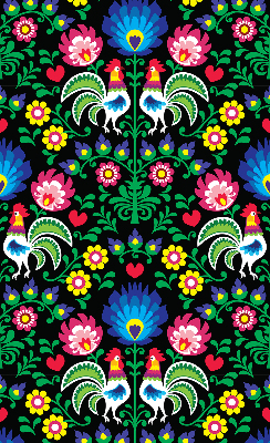 Store intérieur Coqs colorés