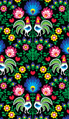 Store intérieur Coqs colorés