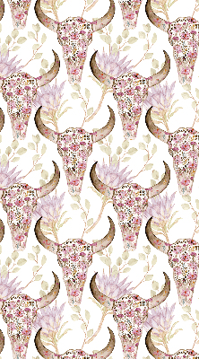 Store enrouleur Têtes de buffles colorées