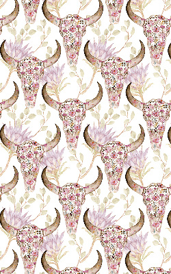 Store enrouleur Têtes de buffles colorées