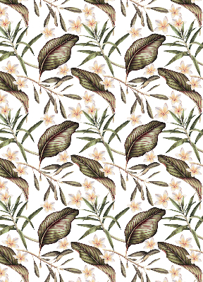 Store intérieur Fleurs avec tiges