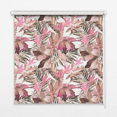 Store enrouleur Fleurs roses