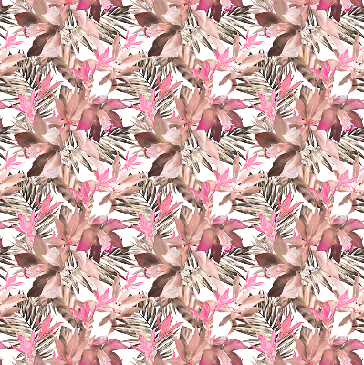 Store enrouleur Fleurs roses