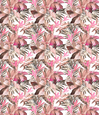 Store enrouleur Fleurs roses