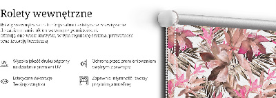 Store enrouleur Fleurs roses