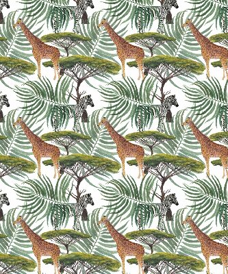 Store enrouleur Animaux et arbres