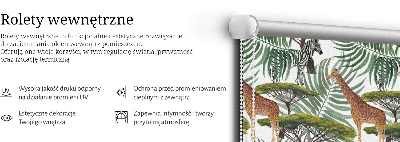 Store enrouleur Animaux et arbres