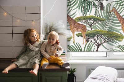 Store enrouleur Animaux et arbres