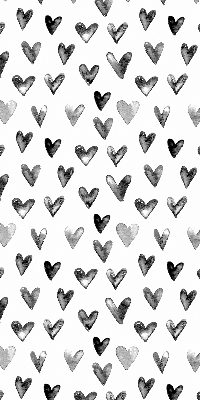 Store intérieur Coeurs noirs