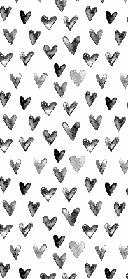 Store intérieur Coeurs noirs