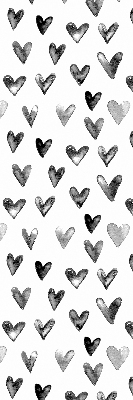 Store intérieur Coeurs noirs