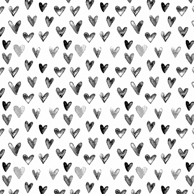 Store intérieur Coeurs noirs