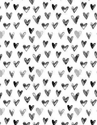 Store intérieur Coeurs noirs