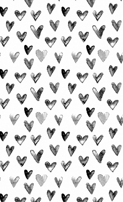 Store intérieur Coeurs noirs