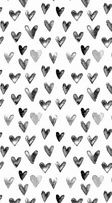 Store intérieur Coeurs noirs