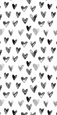 Store intérieur Coeurs noirs