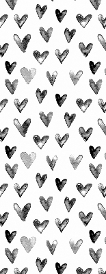 Store intérieur Coeurs noirs