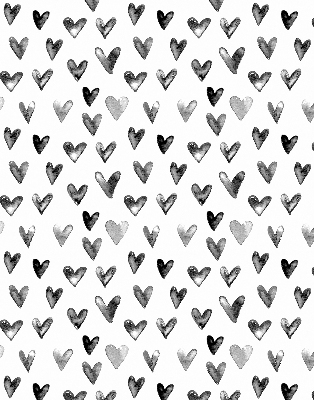 Store intérieur Coeurs noirs