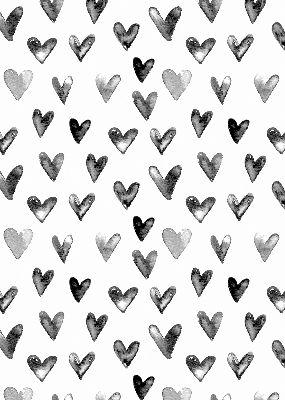 Store intérieur Coeurs noirs