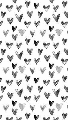 Store intérieur Coeurs noirs