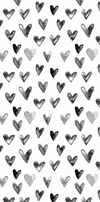 Store intérieur Coeurs noirs