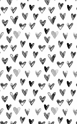 Store intérieur Coeurs noirs