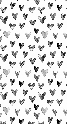 Store intérieur Coeurs noirs