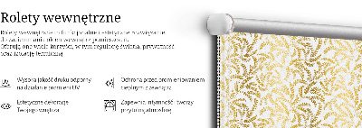 Store intérieur Branches dorées