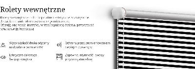 Store enrouleur Rayures noires