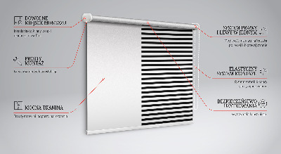 Store enrouleur Rayures noires