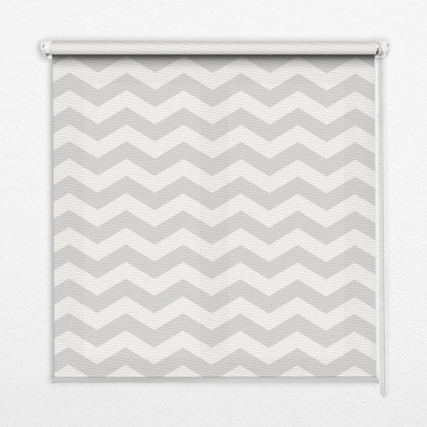 Store intérieur Zigzags gris