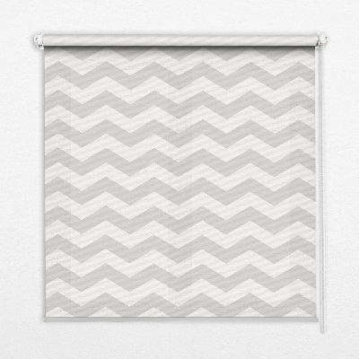 Store intérieur Zigzags gris