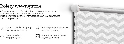 Store intérieur Zigzags gris