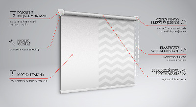 Store intérieur Zigzags gris