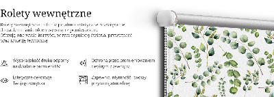 Store enrouleur Brindilles vertes