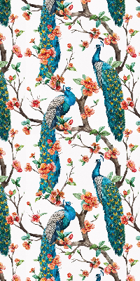 Store intérieur Paon sur une branche