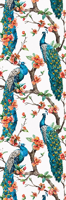 Store intérieur Paon sur une branche