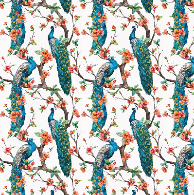 Store intérieur Paon sur une branche