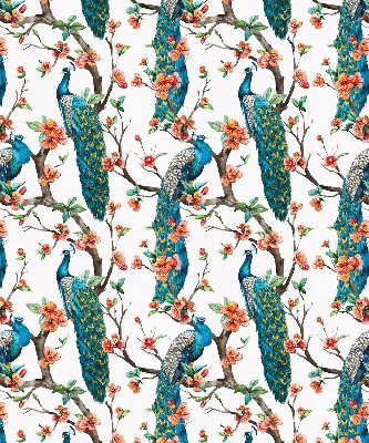 Store intérieur Paon sur une branche