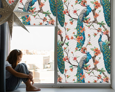 Store intérieur Paon sur une branche