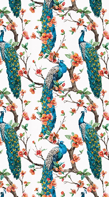 Store intérieur Paon sur une branche