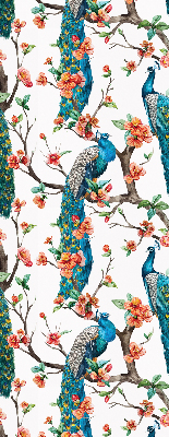 Store intérieur Paon sur une branche