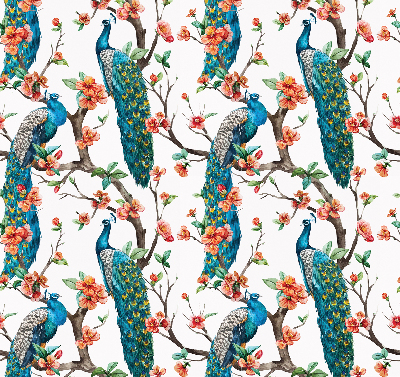 Store intérieur Paon sur une branche