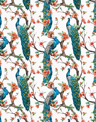 Store intérieur Paon sur une branche