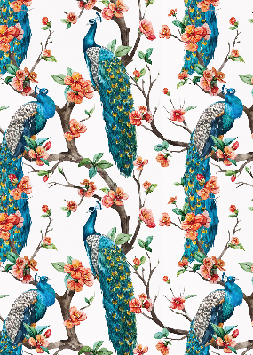 Store intérieur Paon sur une branche